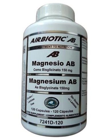 Magnesio Bisglicinato 150Mg. 120Cap. de Airbiotic