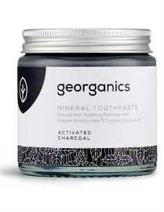 Dentifrico Mineral Carbon Activado 120  Ml de Georganics