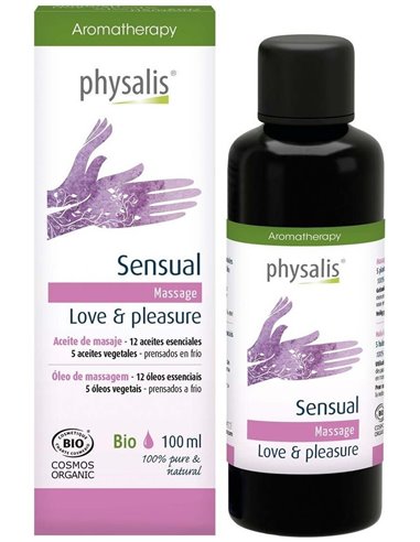 Sensual Amor Y Placer Aceite Masaje 100Ml. Bio de Physalis