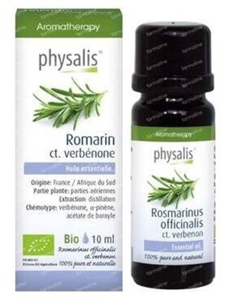 Romero Ct.Verbenon Aceite Esencial 10Ml. Bio de Physalis
