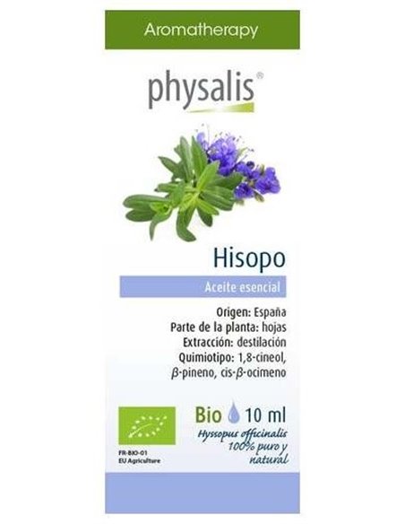 Hisopo Aceite Esencial 10Ml. Bio de Physalis