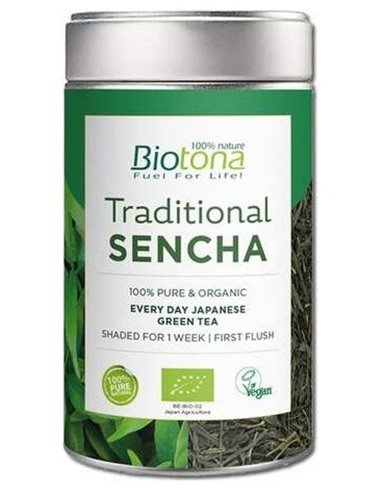 Traditional Sencha Te Verde 80Gr. Bio Vegan de Biotona