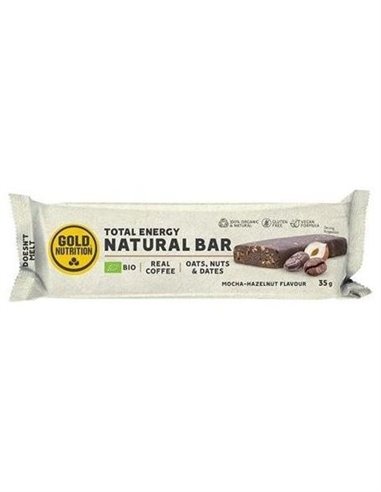 Natural Bar Barritas Mocha-Hazelnut 15Uds. Bio de Gold Nutrition