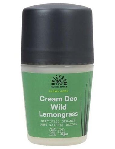 Wild Lemongrass Desodorante Roll-On 50Ml Eco Vegan de Urtekram