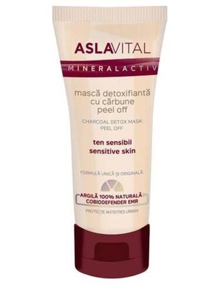 Mascarilla Detoxificante Peel Off Con Carbon 100Ml de Asla Vital (Dra. Ana Aslan)