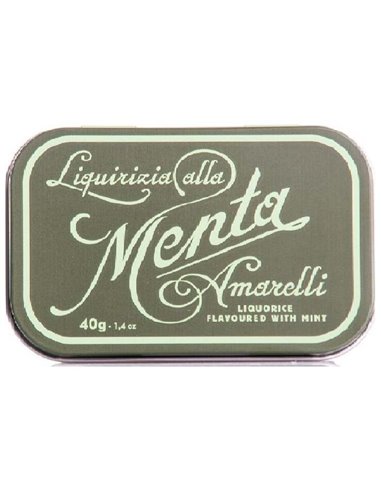 Amarelli Green Favette Menta Expositor 12X40 Gramos Amarelli