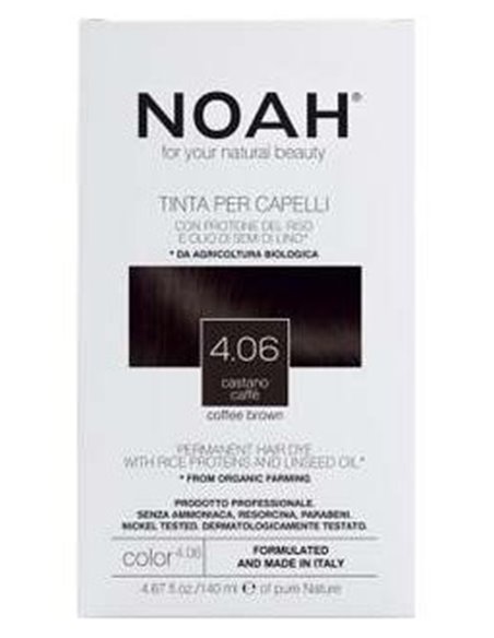 Tinte Capilar Marron Cafe 4.06 140Ml. de Noah
