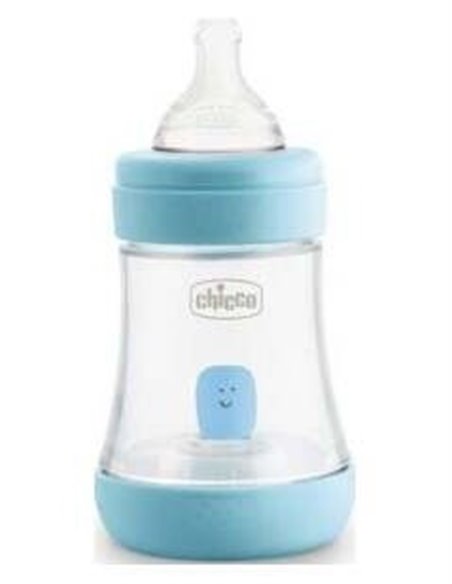 Biberon Perfect5 0 M + 150  Ml Sil Azul Chicco