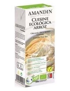 Cuisine Crema De Arroz 200Ml 24Uds. Bio de Amandin
