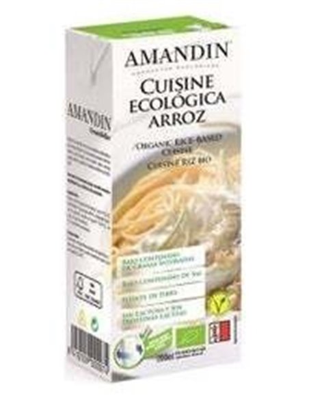 Cuisine Crema De Arroz 200Ml 24Uds. Bio de Amandin