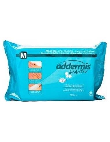 Addermis Biactiv Manopla Impregnada 40Un de Addermis