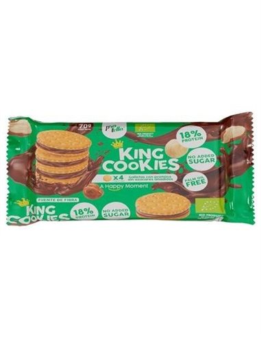 King Cookies Galletas Proteicas Sin Azucar Añadido 70Gr. de Protella