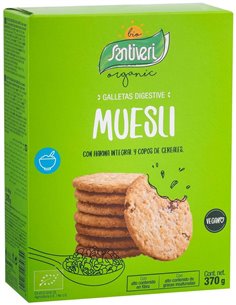 Galletas Digestive Muesli 2 Paquetes 370Gr. Bio de Santiveri