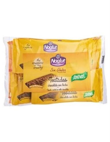 Noglut Tostadas Bañadas Con Chocolate Leche 102Gr de Santiveri