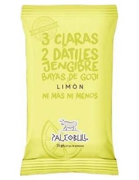 Paleobull Barritas Limon-Goji-Jengibre Caja 15Ud. de Paleobull