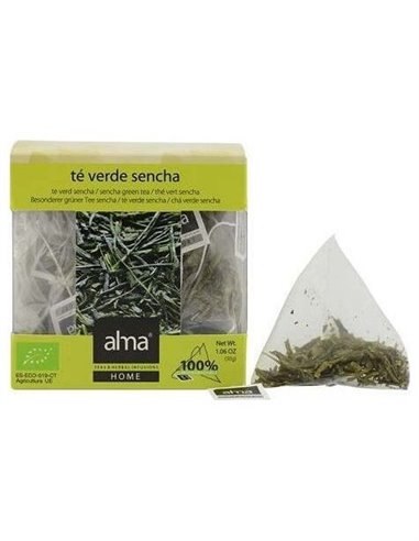Te Verde Sencha Infusion 15Piramides. Eco Vegan de Alma Home