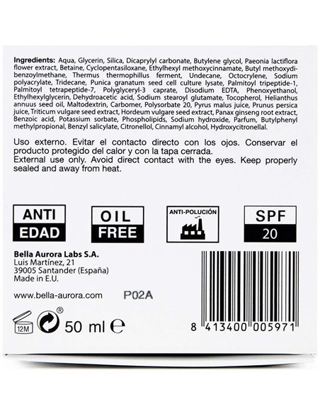 Bella Dia Crema Piel Mixta 50Ml. de Bella Aurora