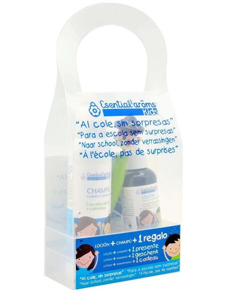 Pack Cuidado Capilar Infantil Antipiojos de Esential Aroms