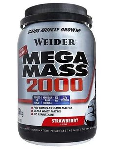 Weider Mega Mass 2000 Fresa 1,5Kg. de Weider