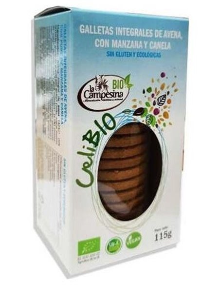 Celibio Azul Galleta Avena Manzana Canela 115G de La Campesina