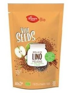 Vitaseeds Semillas Lino Chia Manzana Molidas 200G de El Granero