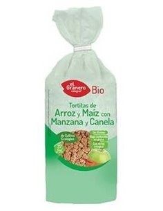 Tortitas De Arroz Y Maiz Con Manzana Y Canela 127G de El Granero