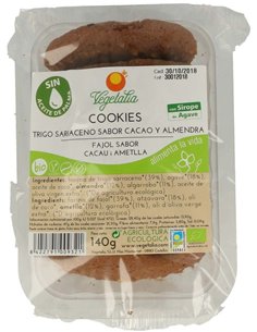 Galletas Trigo Sarraceno Algarroba Y Almendra 140G Bio de Vegetalia