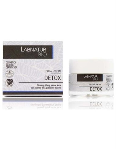 Crema Facial Detox Aguacate Jojoba Ginseng 50M Bio de Labnatur Bio