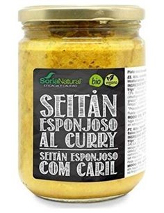Seitan Esponjoso Al Curry 375Gr. de Soria Natural