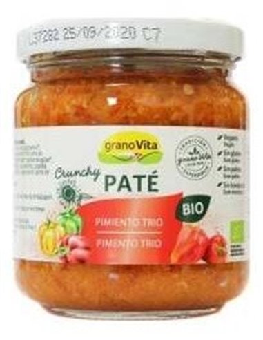 Pate Pimiento Trio Crunchy 175Gr. Bio Sg Vegan de Granovita