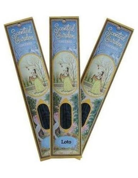 Incienso Stick Loto 12Uds. Scented Garden de Radhe Shyam