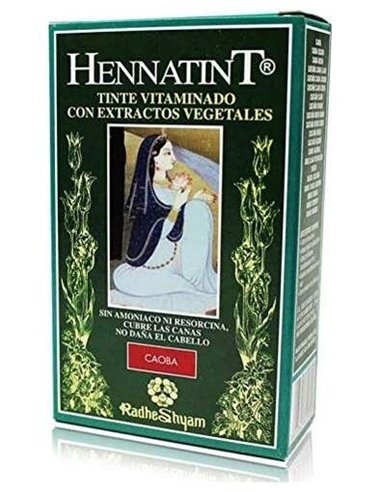 Hennatint Caoba 60Ml. de Radhe Shyam