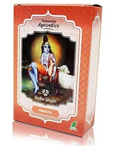 Tratamiento Capilar Ayurvedico Hibiscus 100Gr. Eco de Radhe Shyam