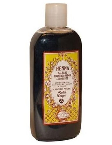 Balsamo Acondicionador Henna Color Negro 250Ml. de Radhe Shyam