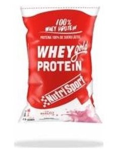 Whey Gold Protein Fresa Bolsa 500Gr. de Nutrisport