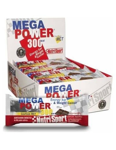 Megapower Barritas Chocolate 12Uds. de Nutrisport