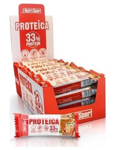 Barrita Proteica Avellana-Praline 24Uds. de Nutrisport