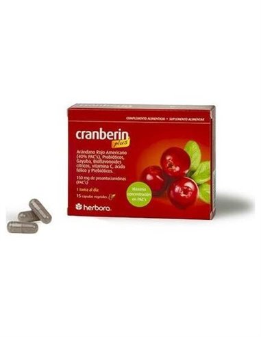 Urove Cranberin Plus 30Vcaps. de Herbora
