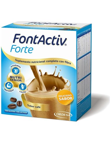 Fontactiv Forte sabor Cafe Descafeinado 14Sbrs. de Fontactive Otc