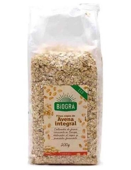 Copos De Avena Finos Integrales 500Gr. Bio de Biogra