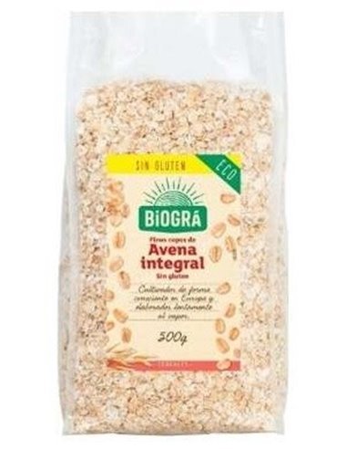 Copos De Avena Finos Integrales S/Gluten 500 Gr de Biográ (S