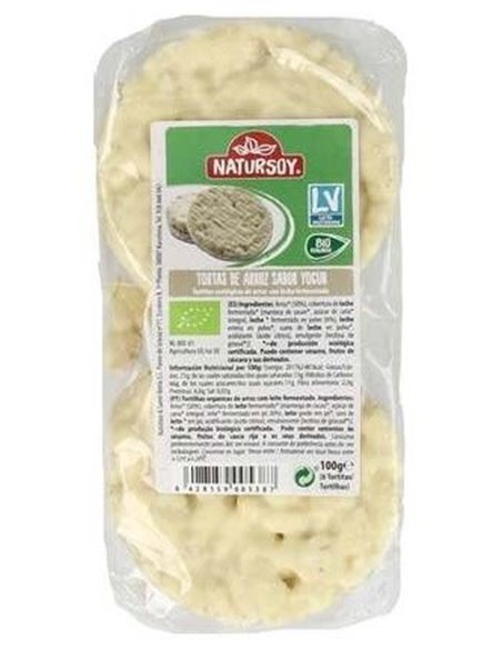 Tortas De Arroz Con Yogur 100G de Natursoy