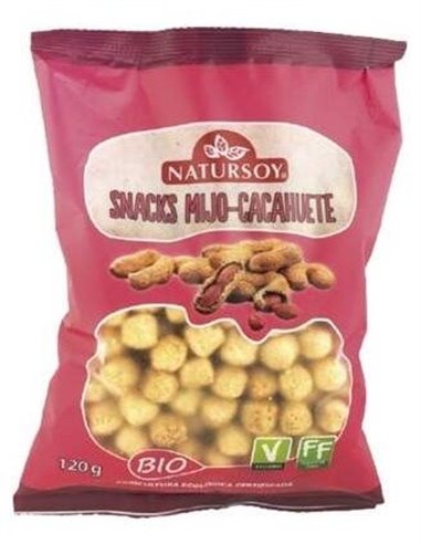 Snacks Mijo Y Cacahuete 120 G de Natursoy