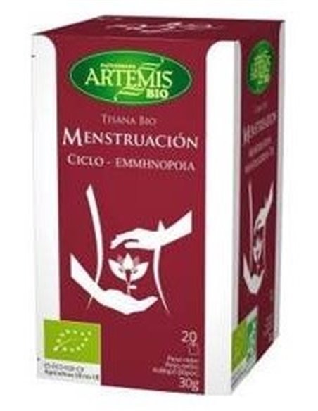 Menstruacion Tisana 20Bolsitas. Bio de Artemis Bio