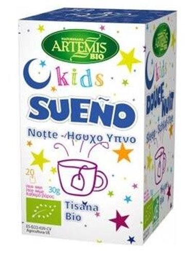 Kids Sueño Tisana 20Bolsitas. Bio de Artemis Bio