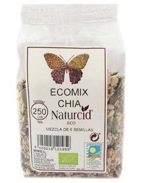 Ecomix Chia 6 Semillas 250Gr. Eco de Naturcid