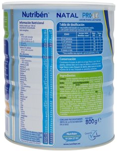 Nutriben Natal 1 Pro Alpha 800Gr. de Nutriben