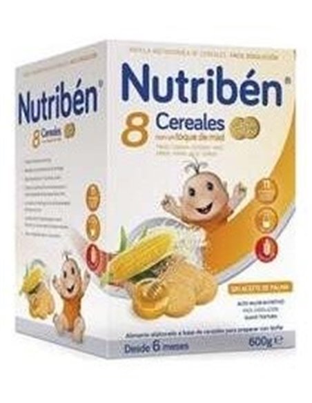 Nutriben 8 Cereales Miel Galleta Maria 1000Gr. de Nutriben