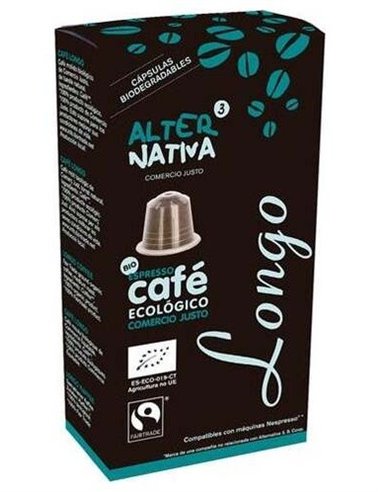 Café Lungo Bio-Ft. 10Uds 5G Cápsulas de Alternativa