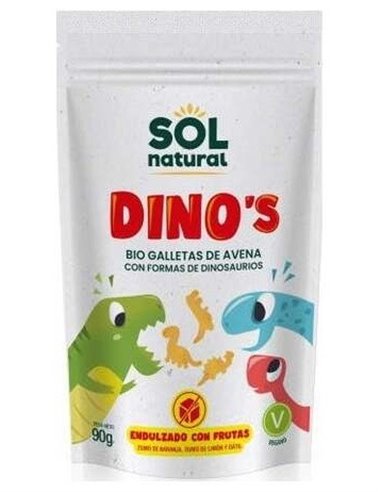 Reptil'S Galletas De Avena Y Fruta Bio 90 g  de Solnatural